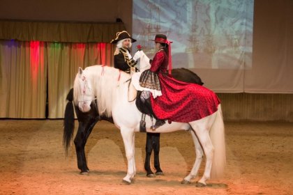 Equestrian show in Menorca